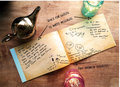 Aladdin Storybook Wedding Guestbook Personalised Personalized Perfect for Arabian Nights and Fairytale Weddings Scrapbook Album Genie Lamp