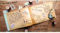 Mad Hatter Alice Wonderland Story Book Wedding Guestbook Personalised Personalized  Scrapbook, Note Book, Photo Album, Engagement,Birthday