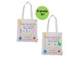 Teacher Thank You Tote Unicorn and Dinosaur Personalised Personalized!Thank You Teacher, Teaching Assistant, Support Staff Gift Present