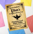 Fairytale Invites Beauty and Beast,Peter Pan,Alice,Little Mermaid,Aladdin,Rapunzel Personalized Personalised Wedding Birthday Invitations BK