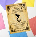 Fairytale Invites Beauty and Beast,Peter Pan,Alice,Little Mermaid,Aladdin,Rapunzel Personalized Personalised Wedding Birthday Invitations BK