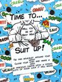 Time To Suit Up Bracelet Comic Book Will You Be My Best Man,Groomsman,Paige Boy Flower Girl, Usher, Bridesmaid, Comic Book Party Bags