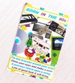 Birthday Bracelets Charm Born in the 50s 60s 70s 80s 90s Retro Keepsake Gift Fifties Sixties Seventies Disco 80s 90s Retro Party Bags Favors