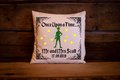 Fairytale Cushion Personalised Personalized Custom Fairytale Beauty and the Beast Wedding Engagement Sleeping Beauty Aladdin Little Mermaid