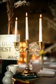 Beauty and the Beast Gold Candelabra Perfect for Fairytale and Fantasy Themed Weddings Centrepiece Candlestick Holder