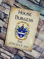 Coat of Arms Castle Wedding Guestbook Personalised Personalized Scrapbook,Notebook,Photo Album,Birthday!Perfect for Castle Weddings Parties