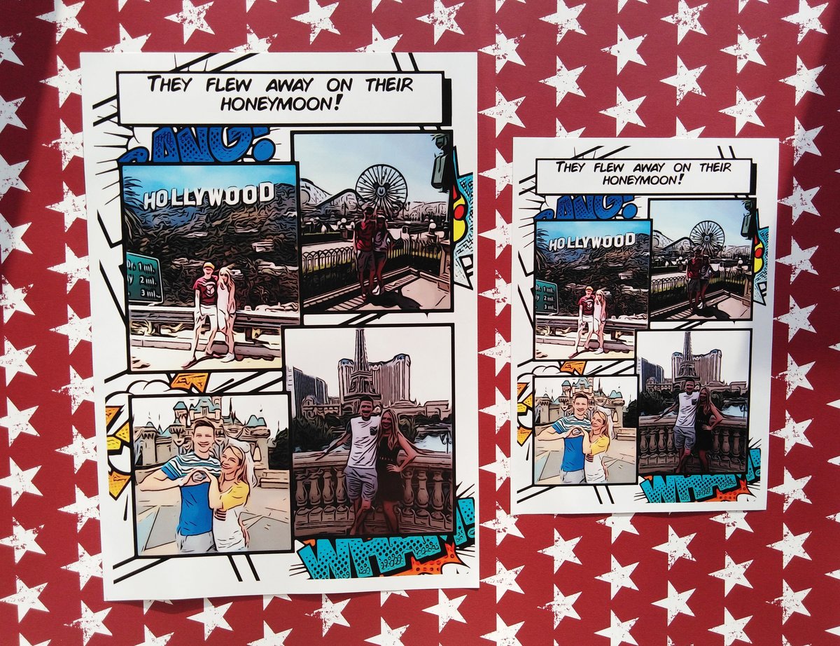 Personalised Comic Book PDF Print Superhero Personalised Personalized!Anniversary, Wedding, Birthday, Engagement,Proposal Gift, Comic Strip