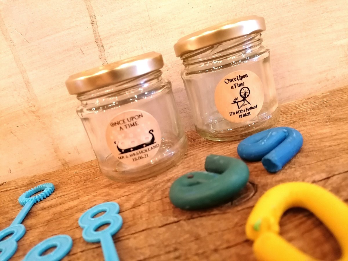 Fairytale Modelling Clay Jars Beauty and Beast,Peter Pan,Alice,Little Mermaid,Aladdin,Wedding Favours Favors Children's Gifts Party Bags