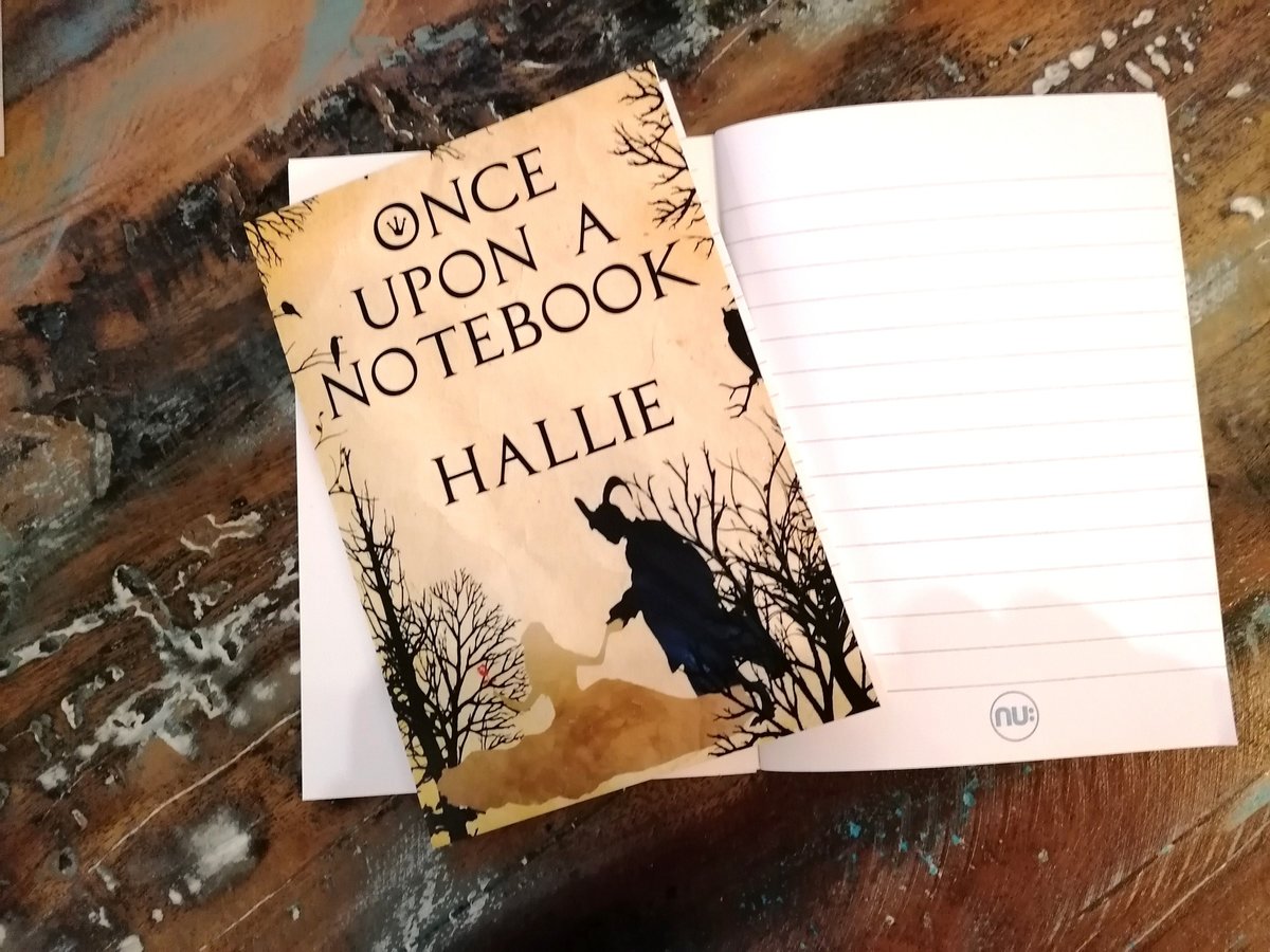 Fairytale Notebook Jotter Notepad Alice, Tinkerbell, Beauty and the Beast,Sleeping Beauty, Snow White, Aladdin, Rapunzel Personalised Wood