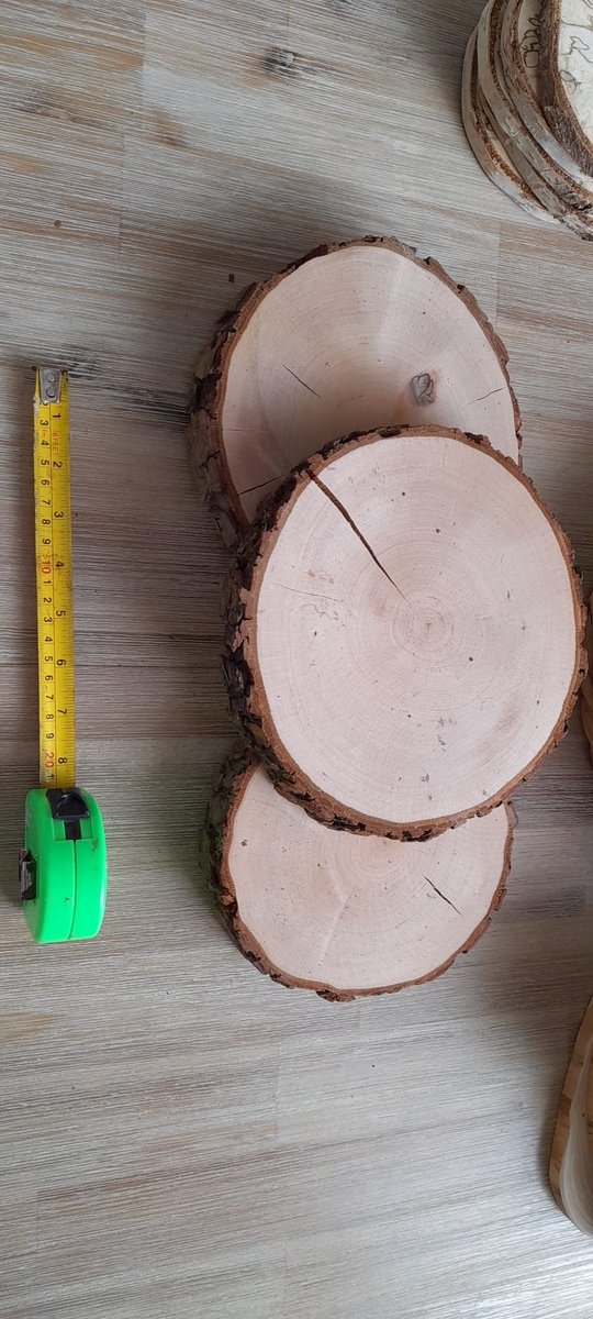 3 x Wedding Log Slices 22cm Perfect For Centrepieces, Flowers, Candles, Wedding Cake, Rustic, Vintage, Barn Wedding Flower FREE DELIVERY