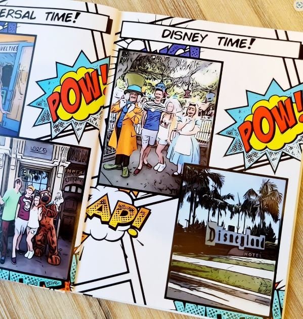 28 Page Hardback Comic Book Superhero Custom Personalised Personalized Comic Anniversary Wedding Present Christmas Comic Con Fan Christmas