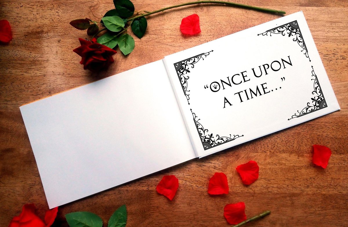 Alice in Wonderland Wedding Guestbook Silhouette Personalised Personalized Perfect for Wonderland and Fairytale Weddings Scrapbook White