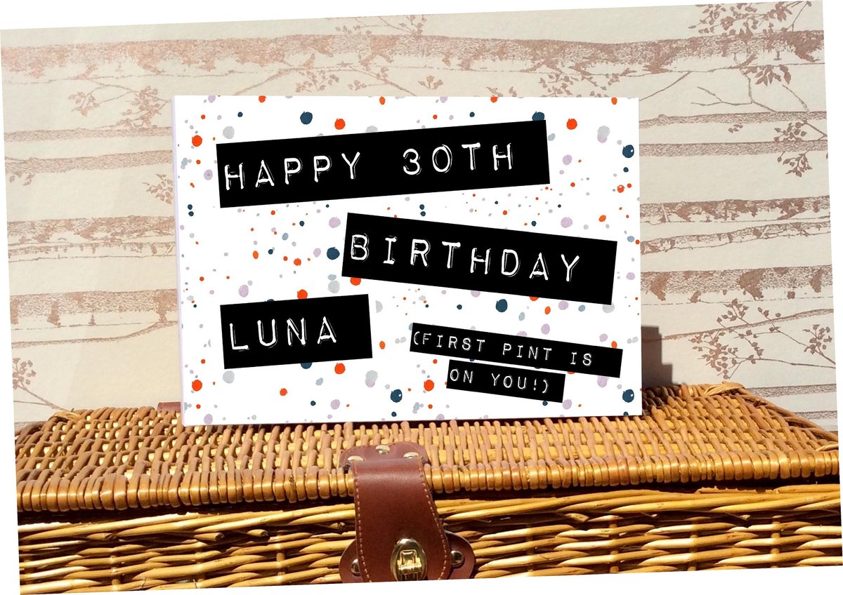 Stone Look Birthday Guestbook 18th, 21st, 30th, 40th, 50th, 60th, 70th, 80th, 90th Personalised Personalized Book Photots and Messages