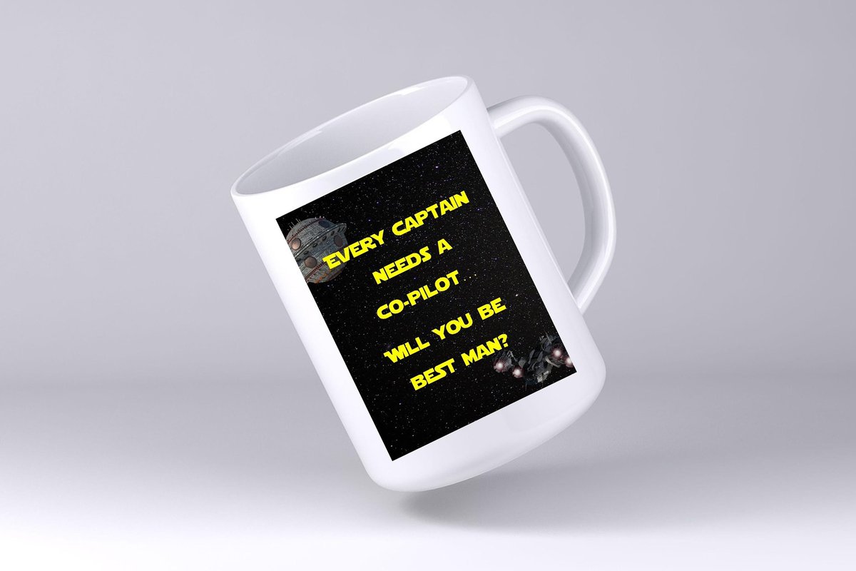 Space Best Man Groomsman Bridesmaid Mug Daddy Mug Custom Personalised Personalized Gift Present SCIFI Daddy Dad Father's Day Kitchen Grandad
