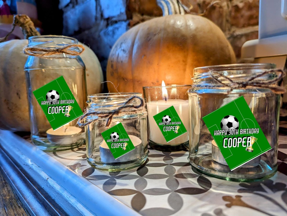 Football Soccer Candle Gift Gamer Gift Father's Day Mother's Day Player Sports  Custom Personalised Personalized Small, Medium, Large, Wax