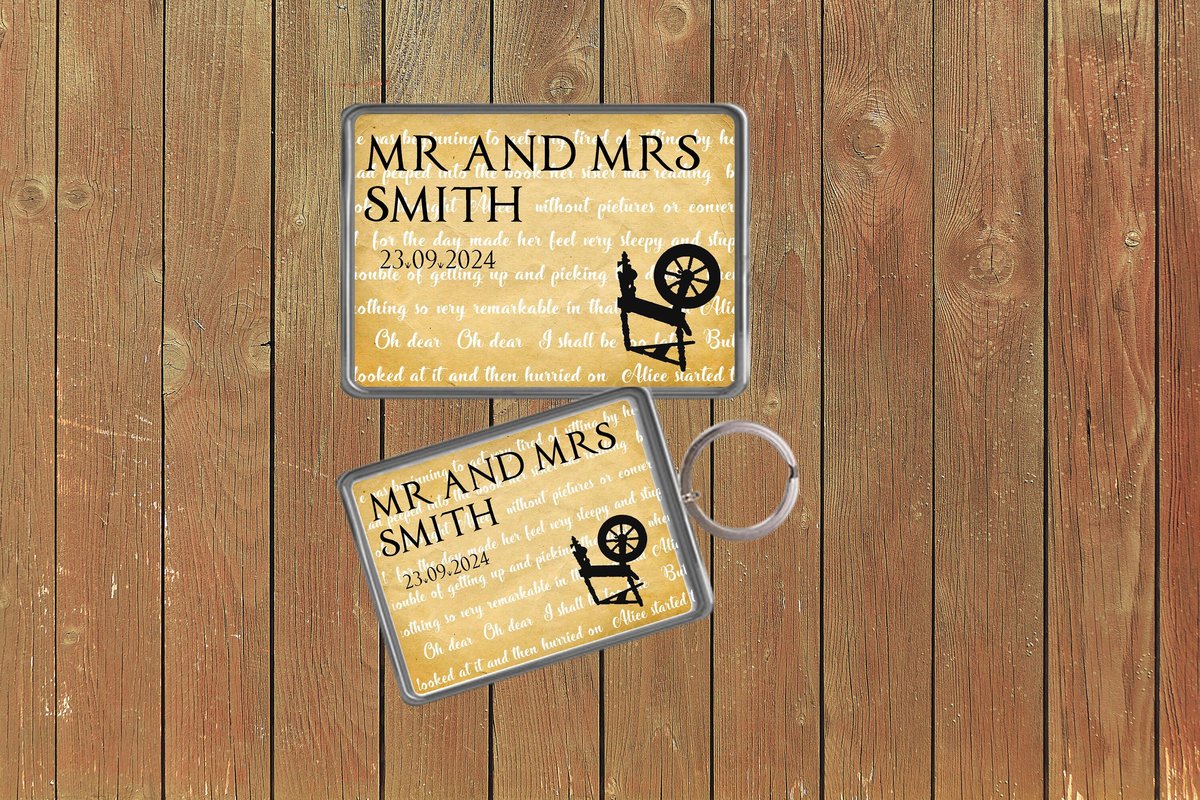 Sleeping Beauty Wedding Keychain  Keyring Magnets Favours Favors Personalized Personalised Custom Brithday Wedding Fairytale Storybook