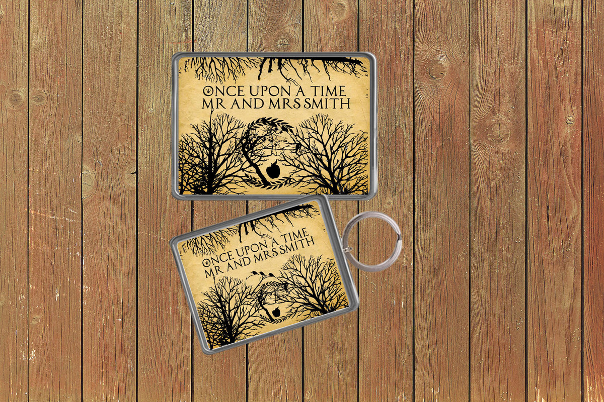 Snow White Apple Wedding Keychain  Keyring Magnets Favours Favors Personalized Personalised Custom Brithday Wedding Fairytale Woodland
