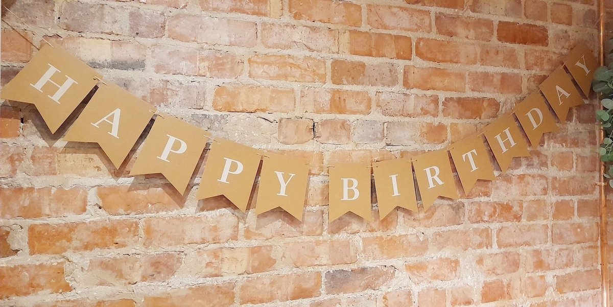 Brown Kraft Happy Birthday Bunting Garland 18th 21st 30th 40th birthday rustic birthday jute boho decorations decor house party rustic party