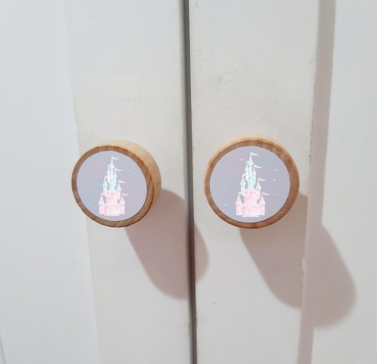 Princess Castle Handles Drawer Handles Knobs Perfect for Upcycling Wardrobe, Chest of Drawers, Door, Princess Bedroom,Girls Room,Fairytale