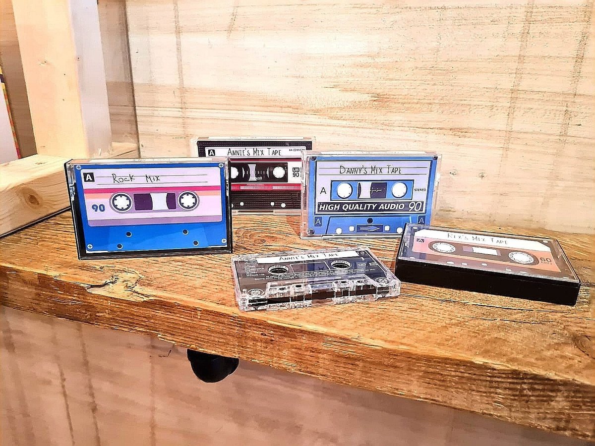 Cassette Tape Mix Tape Personalised Personalized Gift Perfect for Birthdays, Favors, Favours, Mother's Day,Father's Day, Music DJ Fan