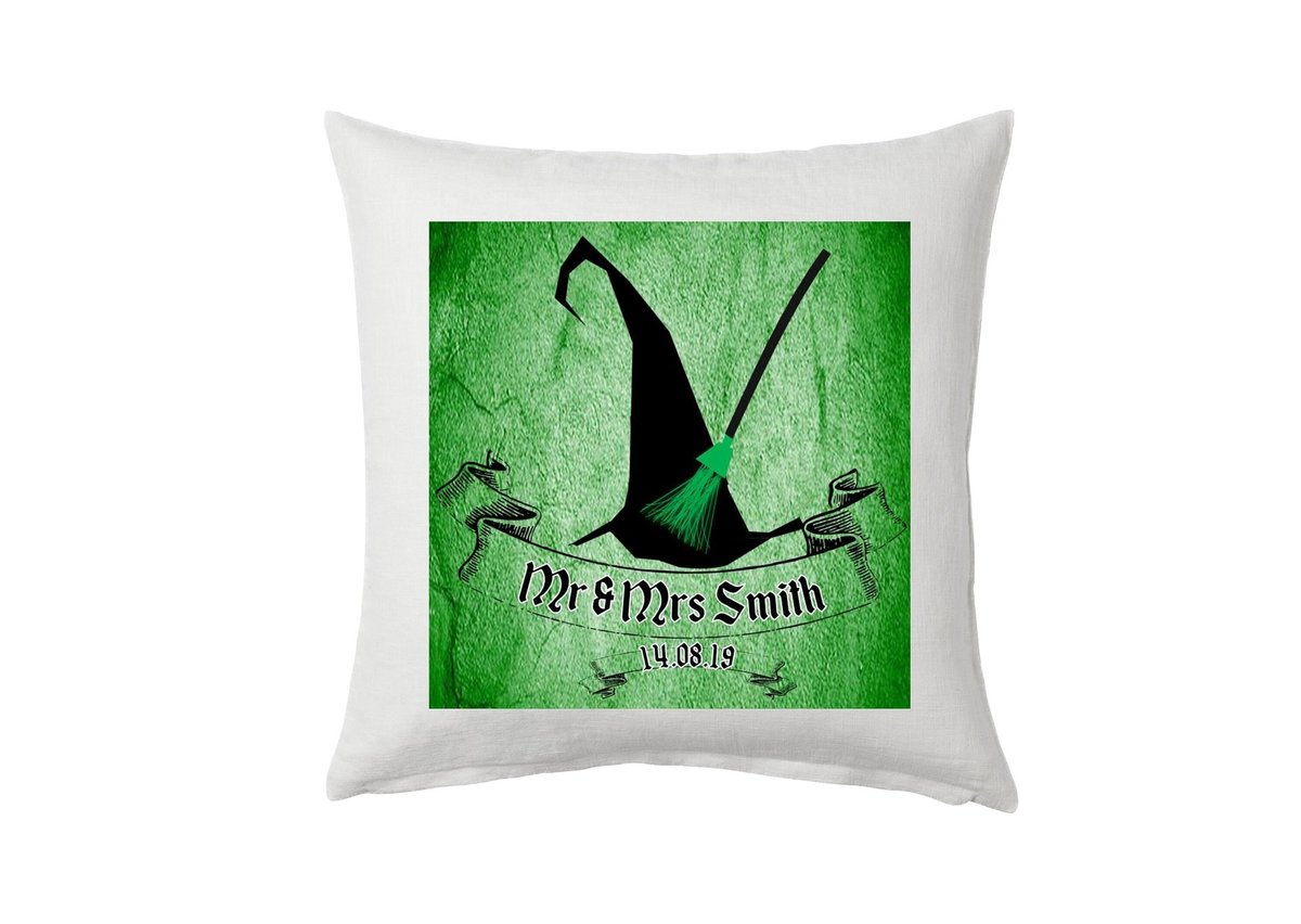 Wizard Wedding Cushions Available in different colours! Personalised Personalized Custom Perfect for Wizard Weddings, Castle, Medevil Party