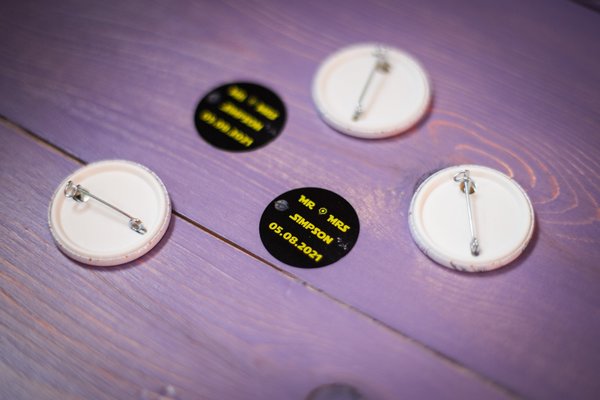 Space Badge Will You Be My Best Man? Wedding Gift, Space Wedding Favours Favors Mr and Mrs Badges SCI FI Comic Con Convention Personalised
