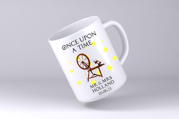 Sleeping Beauty Wedding Mug Custom Personalised Personalized With Name Mother's Day Mum's Kitchen Gift Mug Cup Coffee Tea Teacher Gift